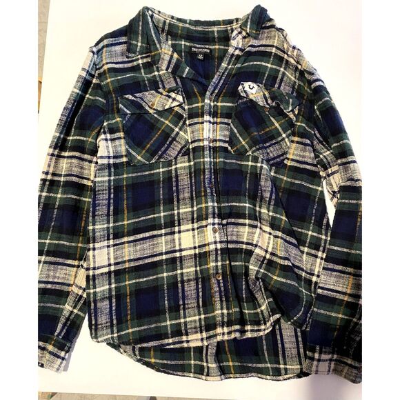 True Religion Flannel Top - Picture 1 of 2
